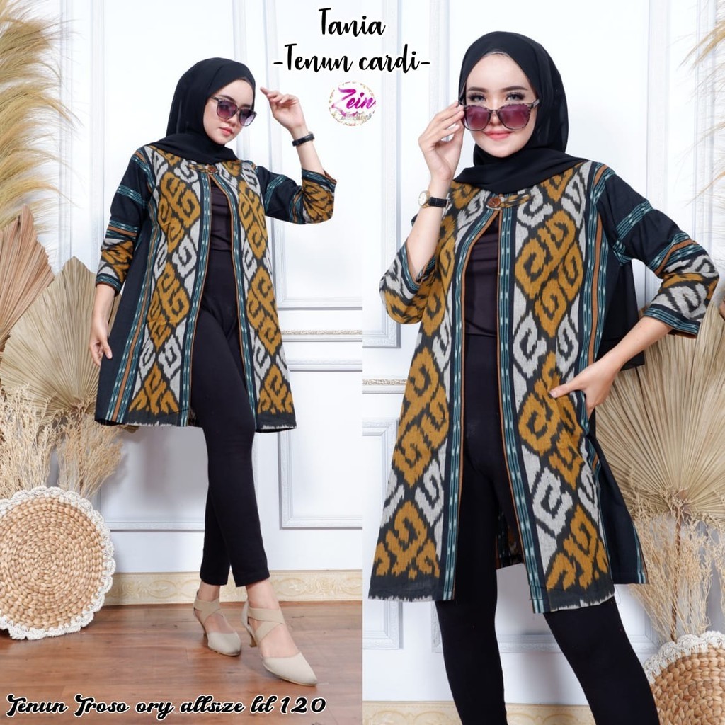 Cardi Batik Tenun By Butik Batik Solo Bahan Tenun Kode Cardi Tenun Tania