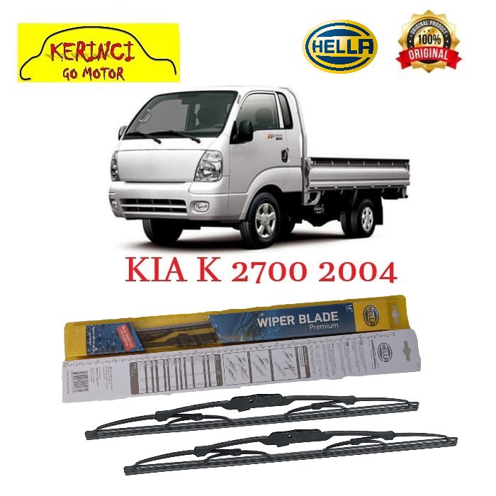 WIPER KIA K 2700 2004 HELLA PREMIUM 21&quot; &amp; 19&quot; SEPASANG WIPER HELLA