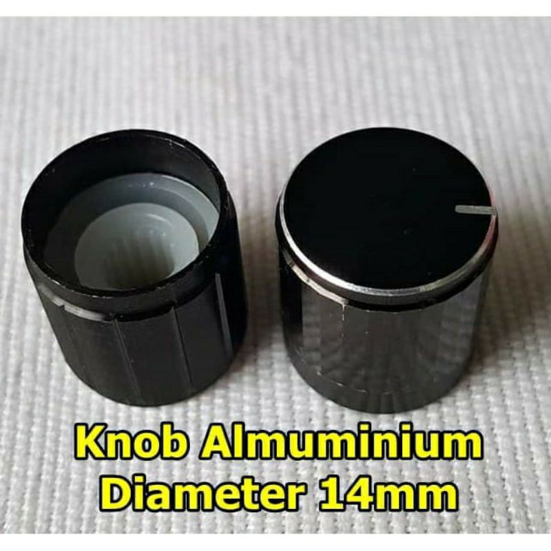 Knop Potensio 14mm Kilat les Silver