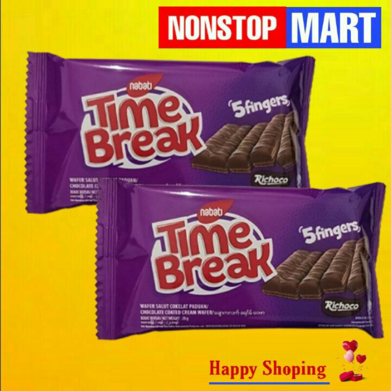 

TIME BREAK wafer coklat enak 23gr x 10 pcs