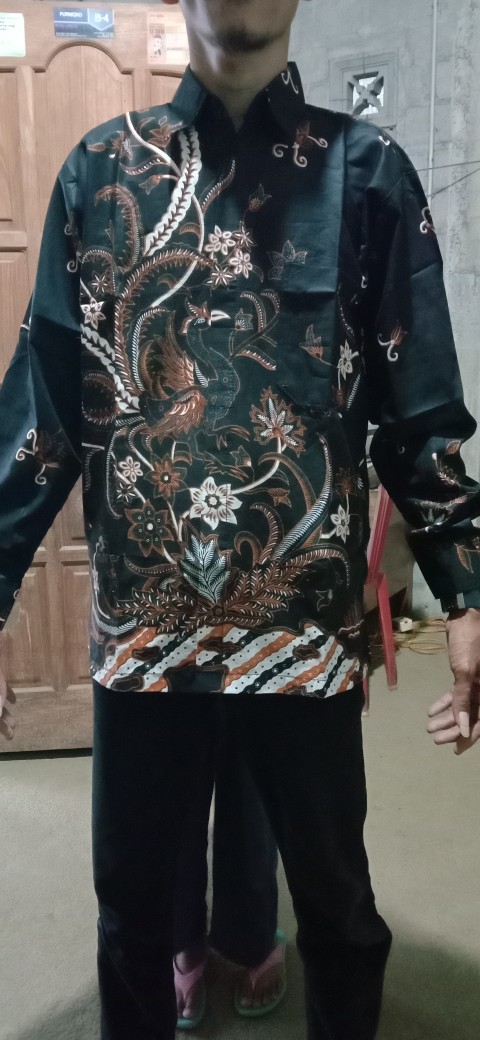 Premium Best Seller Modern Batik Pria Lengan Panjang Bagus Mahal Terbaru Murah Solo Jawa Kondangan.
