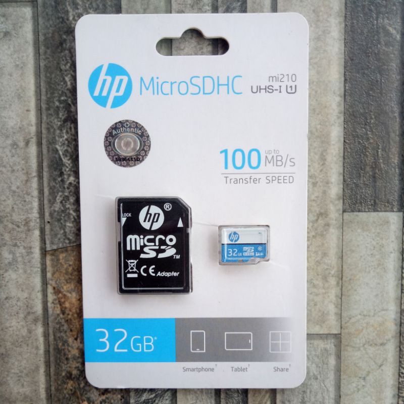 Hp micro SDHC memory card adapter 32GB original