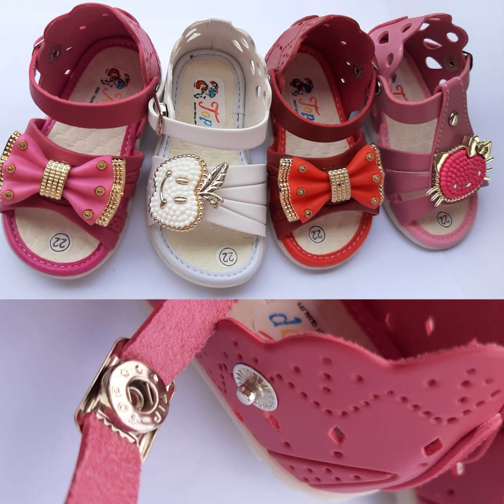 SDP01 Sandal Anak Perempuan Umur 1 2 3 tahun motif Pita