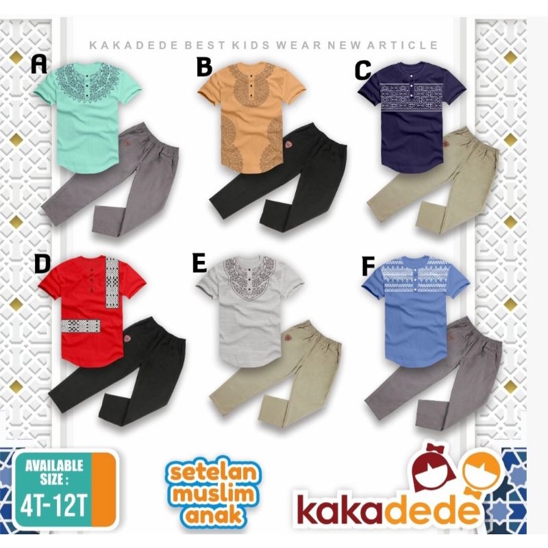 Kaamil Setelan Kurta Anak by Kakadede Size 4-12th