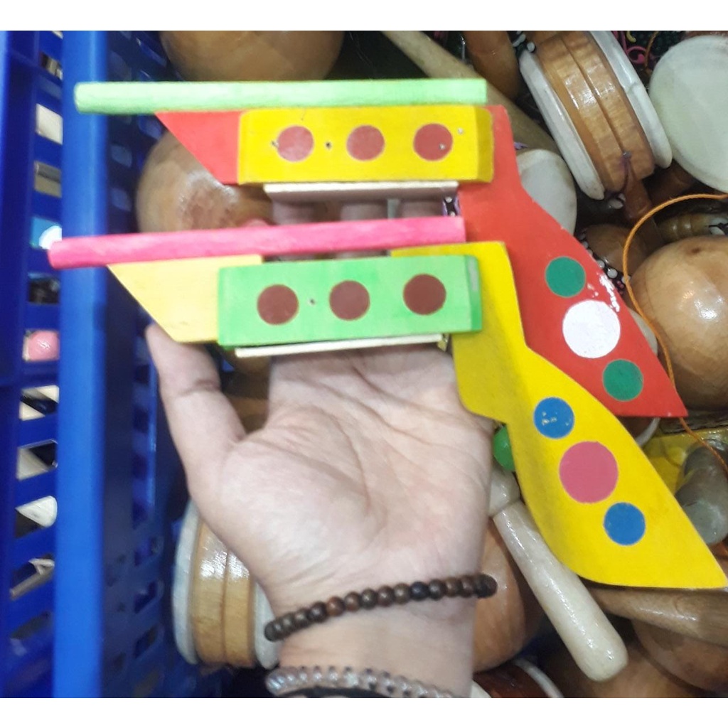 MAINAN EDUKASI ANAK / PISTOL-PISTOLAN / PISTOL KAYU / MAINAN TRADISIONAL / JADUL