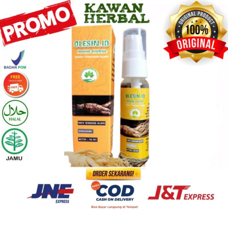 (Original) Minyak Gingseng Olesin Id Asli Minyak Atasi Kelenjar Getah Bening Manjur Exp Lama