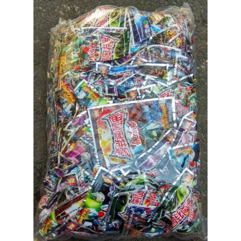 mainan bongkar pasang robot karet isi 100 pcs