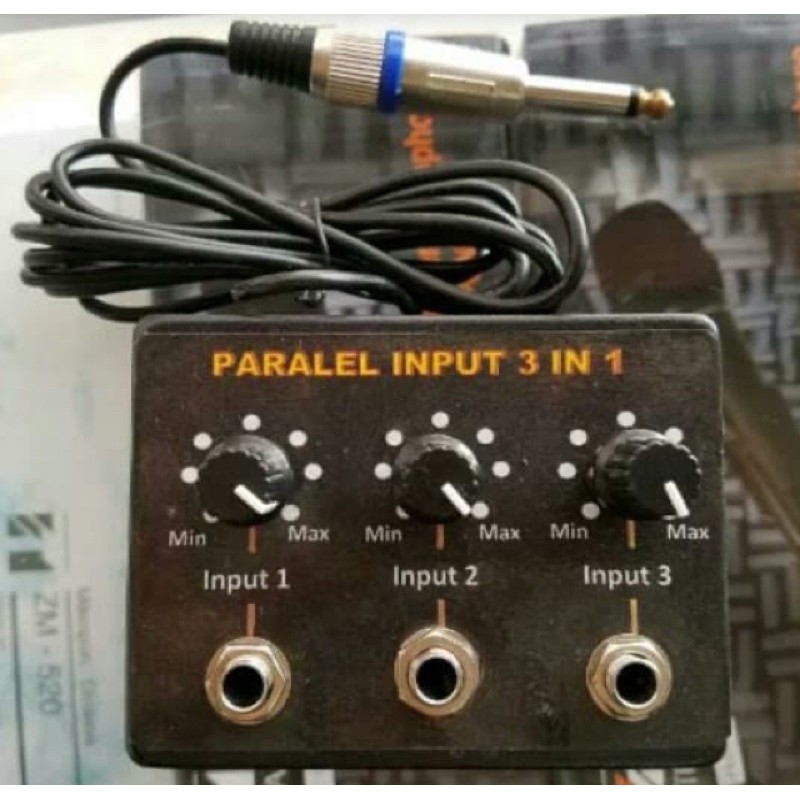 PARALEL INPUT MIC 3 IN 1