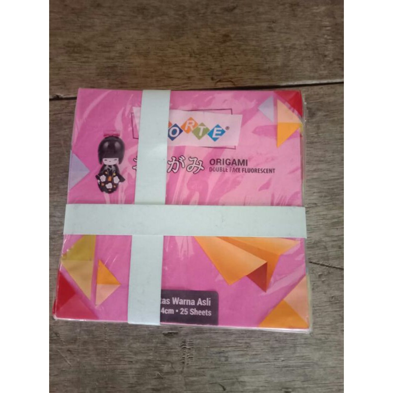 KERTAS ORIGAMI 2 SISI KERTAS LIPAT 12×12 CM 14×14 CM 16×16 CM [ISI 25 LEMBAR]