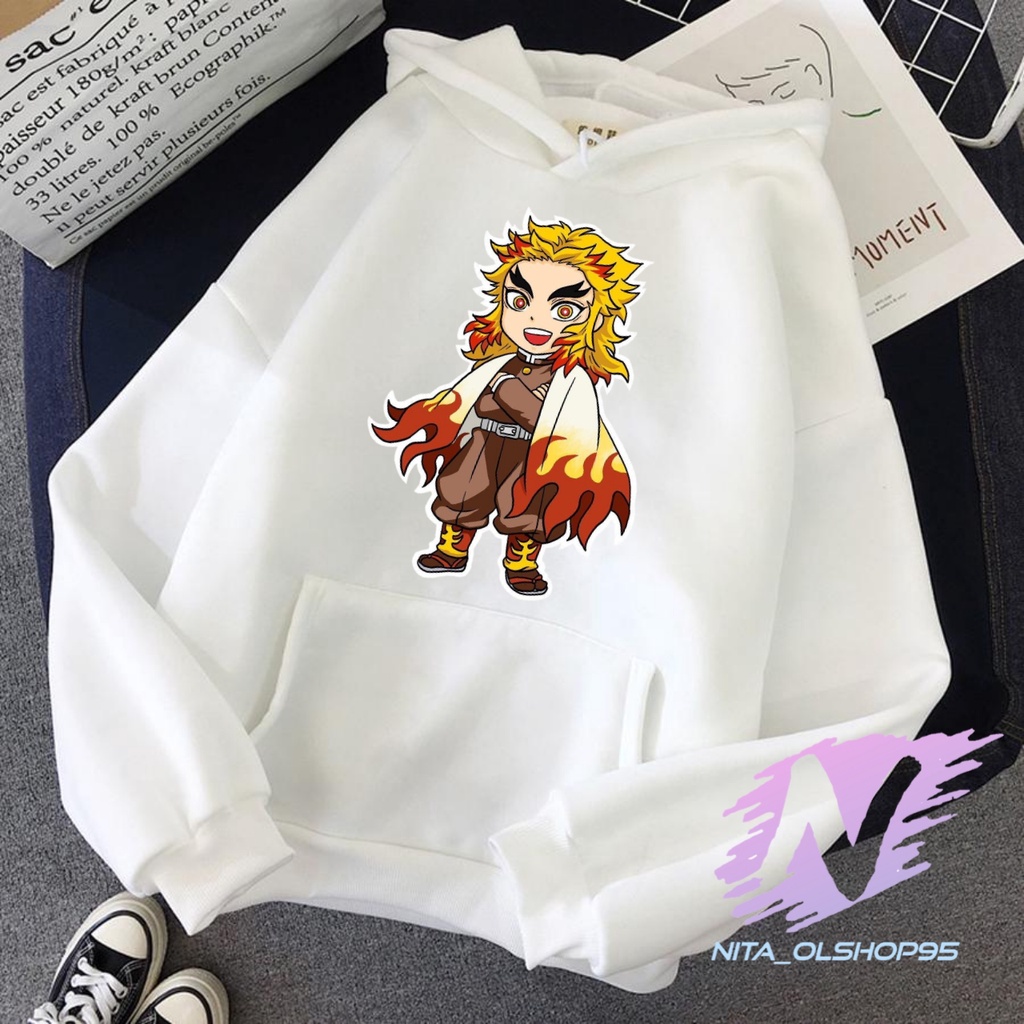 HOODIE KARAKTER PILAR API SWETER ANAK ANIME DEMON SLAYER