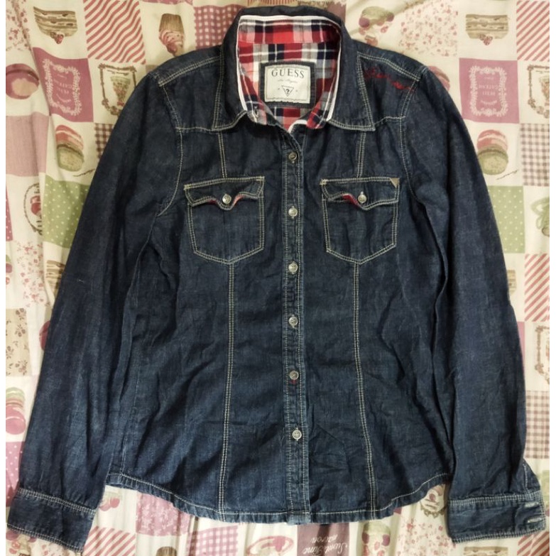KEMEJA FLANEL GUESS ORIGINAL SECOND