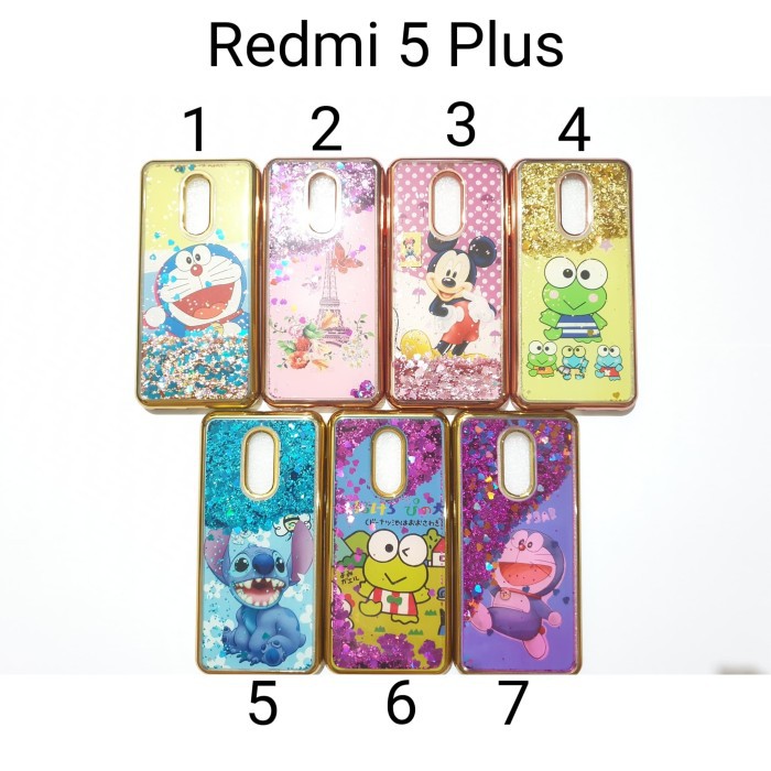 Case Glitter Air Xiaomi Redmi 5 Plus / Xiaomi 5plus Water Gliter Air Xiaomi Redmi 5plus