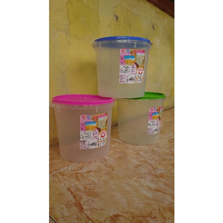 Sunlife Toples Plastik 5 Liter / Toples Kerupuk Makanan