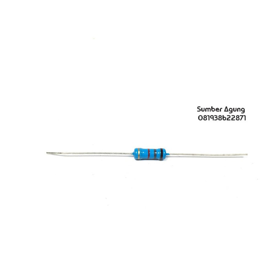 Resistor 1K8 Biru 1.8K 1800 Ohm 1800Ohm Berkualitas Ecer Grosir