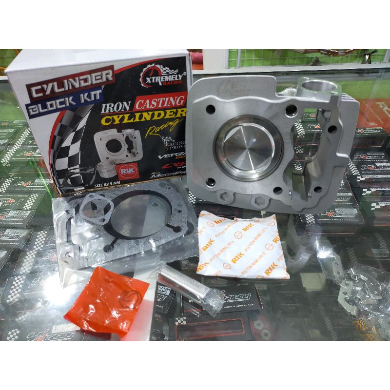 BLOK SEHER CRF 150-VERZA-MEGAPRO NEW UK 63,5MM XTREME BORE UP KIT / BLOK BORE UP KIT XTREME RACING