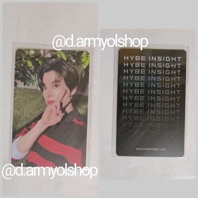 READY STOCK OFFICIAL ENHYPEN JAKE PHOTOCARD LUCKY DRAW HYBE INSIGHT