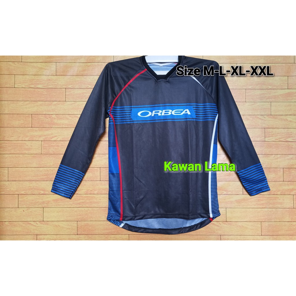 Baju Kaos Jersey ORBEA Mancing Dh Cross Sepeda Gowes