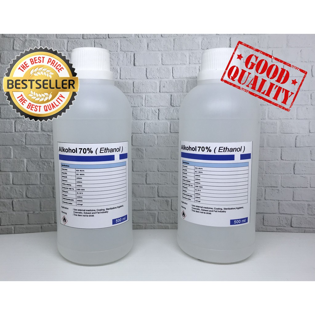 Alkohol 70 % Antiseptik 500 ml ASLI