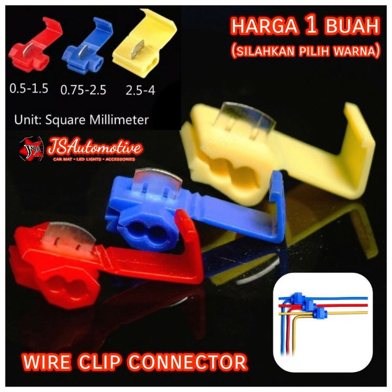 Klip T-Tap Jumper Kabel / Quick Connector Kabel / Konektor sambung kabel