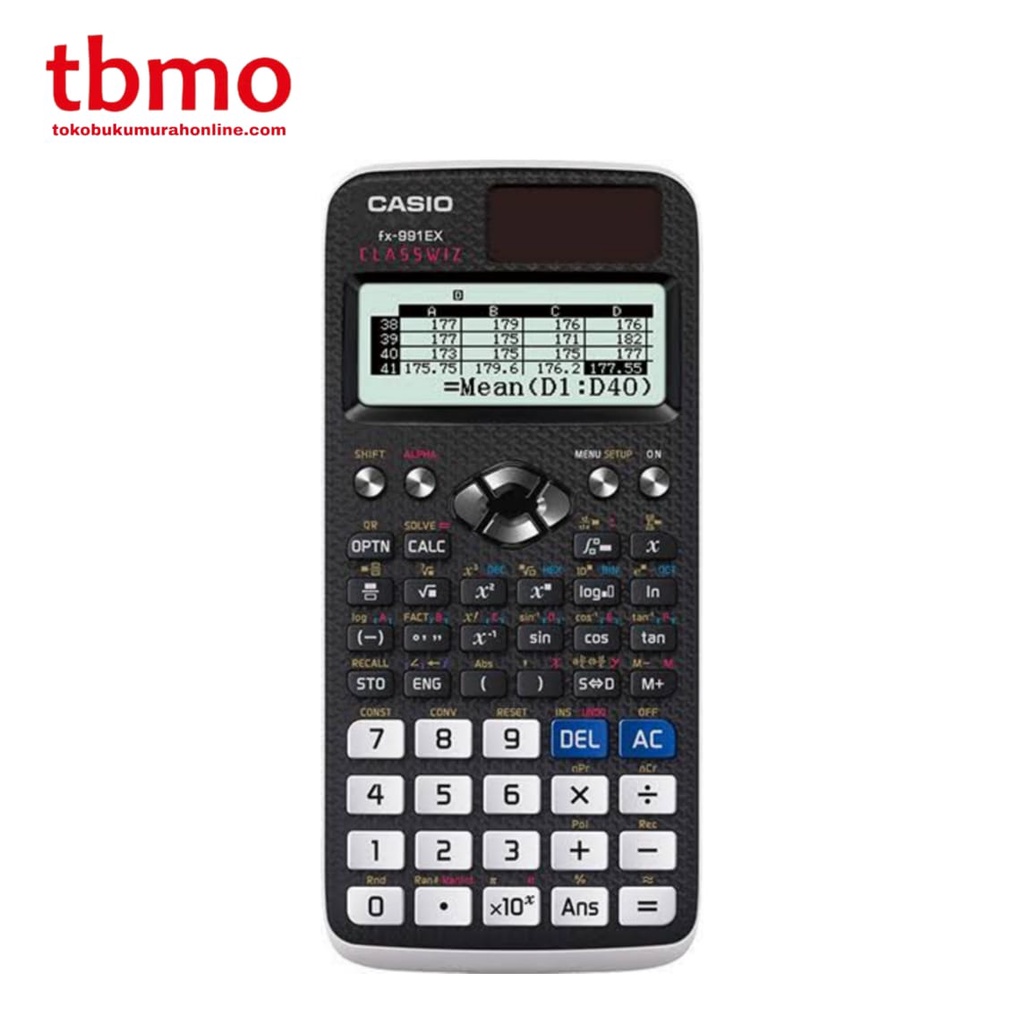 

KALKULATOR CASIO FX-991EX / KALKULATOR SCIENTIFIC CASIO / ILMIAH CASIO FX-991EX