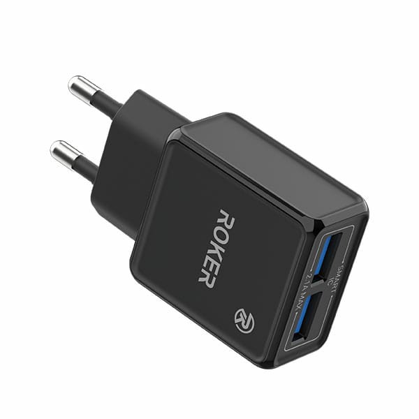 CHARGER - TC ROKER VELOCE 2.1A 2USB RK-C11