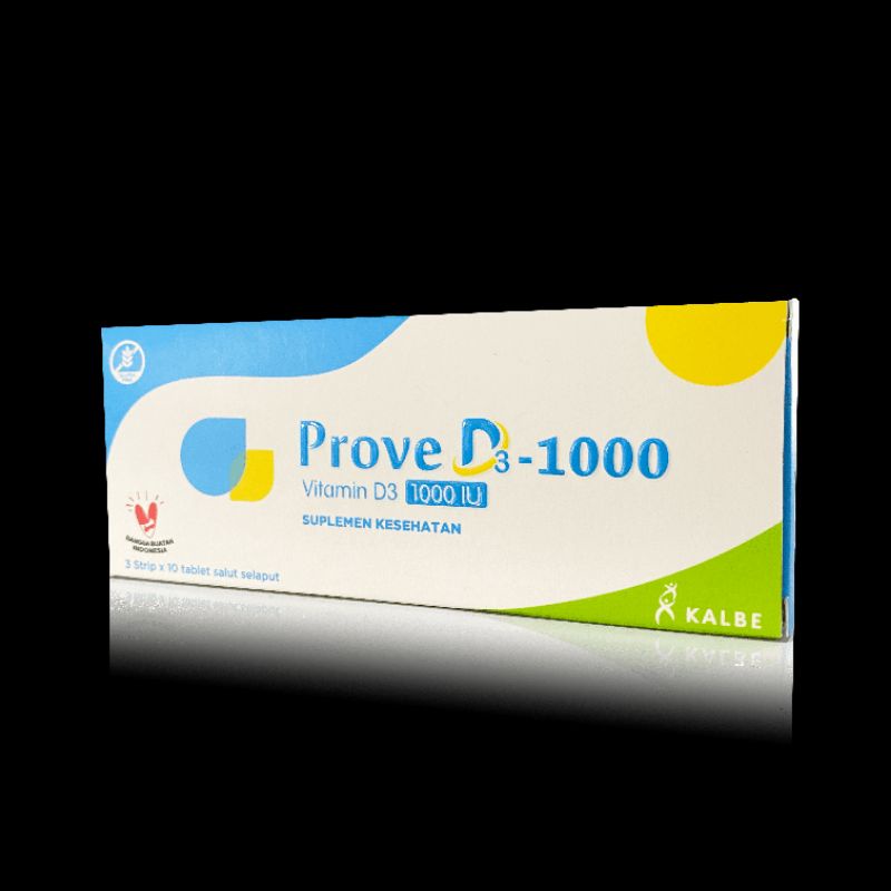 Vitamin D3 1000 IU 30 Tablet Putih