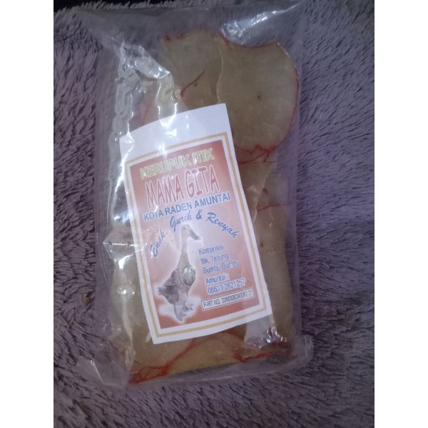 

kerupuk itik / bebek khas amuntai satuan 100g
