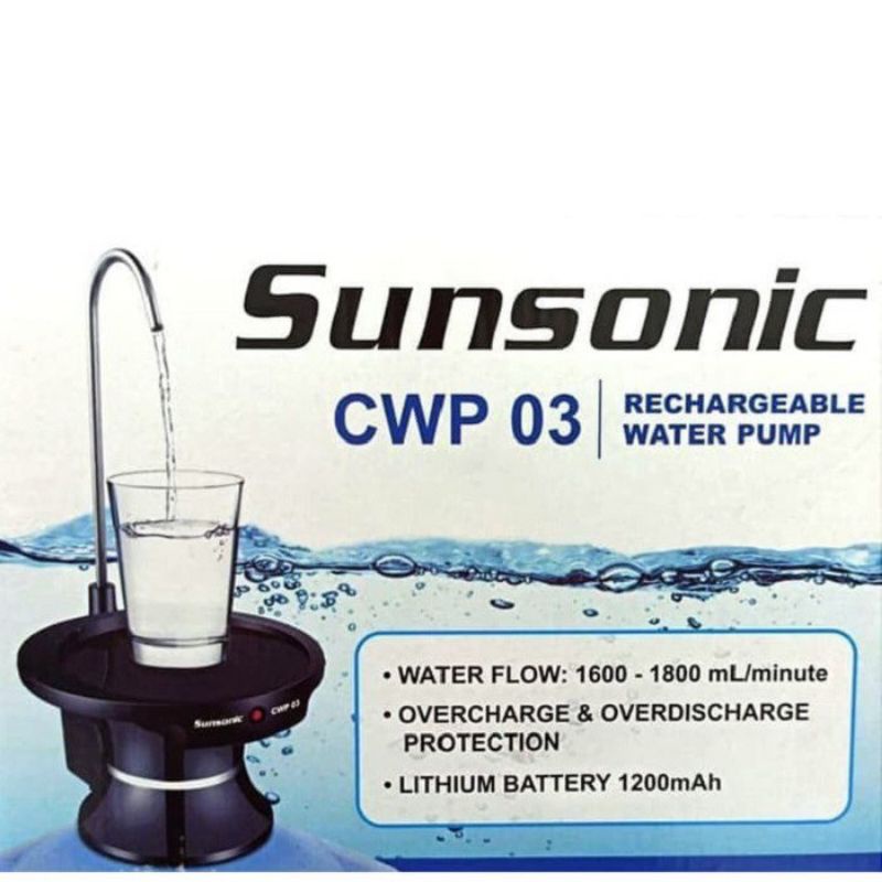 (COD) Pompa Galon Sunsonic Cwp 03 / Pompa Galon Elektrik