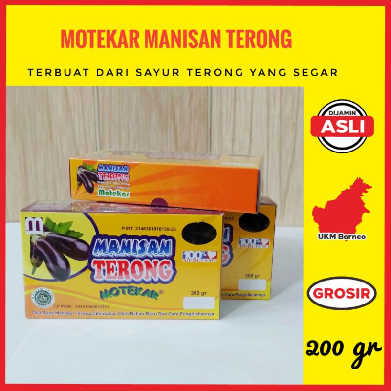 

Manisan Terong Motekar Oleh Oleh Banjarmasin Kalimantan
