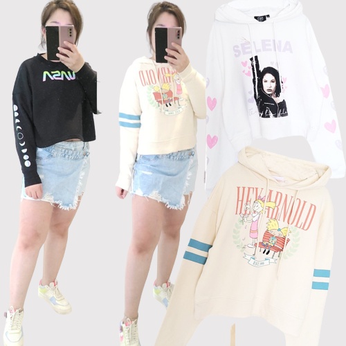 HYPERSPACE Sweater Hoodie Wanita Nasa Sweatshirts Mix Brand Selena