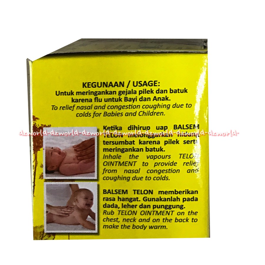Tresno Joyo Telon Ointment 40gr Balsem Untuk Meredakan Gejala Flu Dan Pilek Tresnojoyo