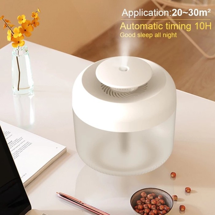 Humidifier Oil Diffuser Aromaterapi 2.4L Pelembab Udara USB A9 led Grosir