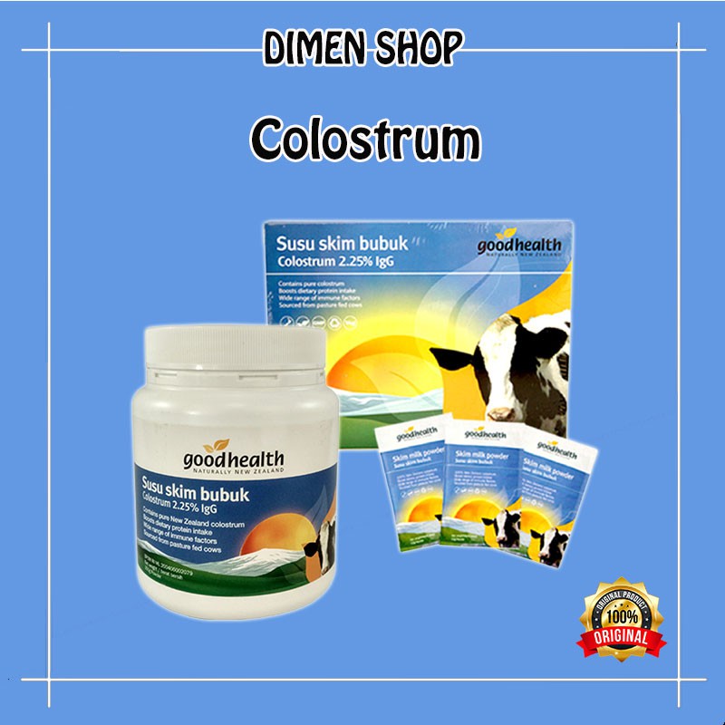 

Susu Kolostrum Good Health Colostrum Milk Powder Obat Stroke Diabetes Kekebalan Daya Tahan Tubuh