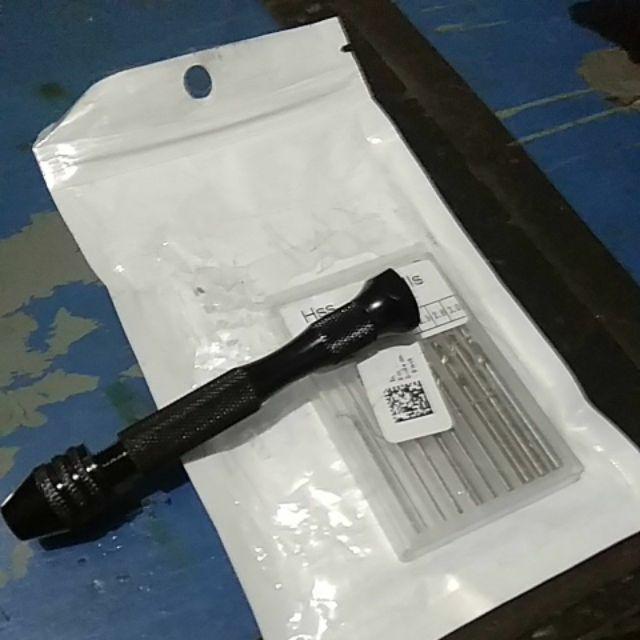 Bor Tangan Manual Dengan 10 Mata Bor