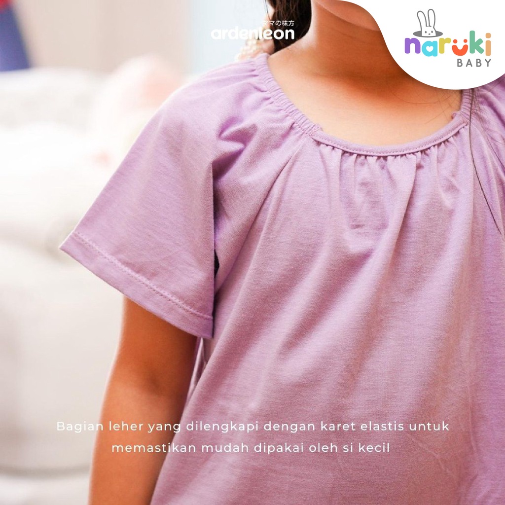 Ardenleon Girls Nara Set 3L/4L/5L (4-7yrs) Arden Leon Baju Setelan Kasual Anak