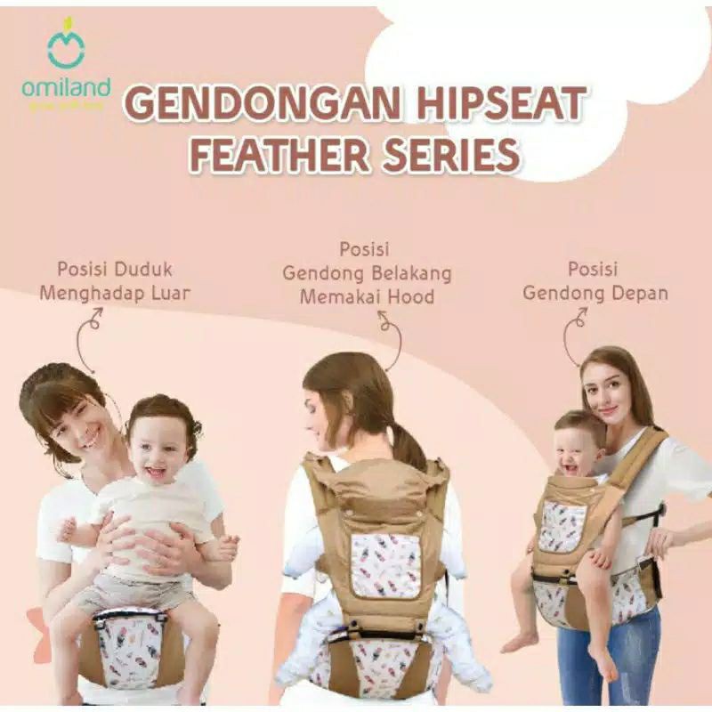 OMILAND GENDONGAN HIPSEAT FEATHER SERIES OBG6611