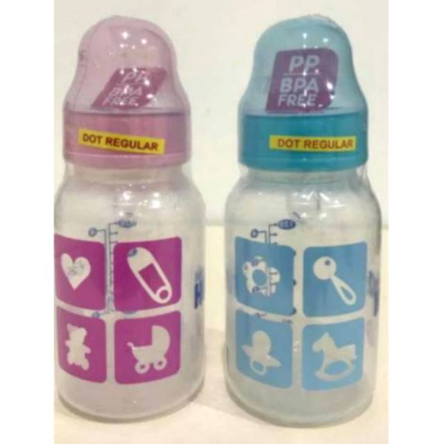 Botol susu Bayi baby Huki 120 ml PP SP LSR dot bulat regular #340 seri dongeng