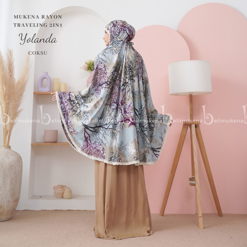 Mukena Rayon Traveling 2in1 Yolanda