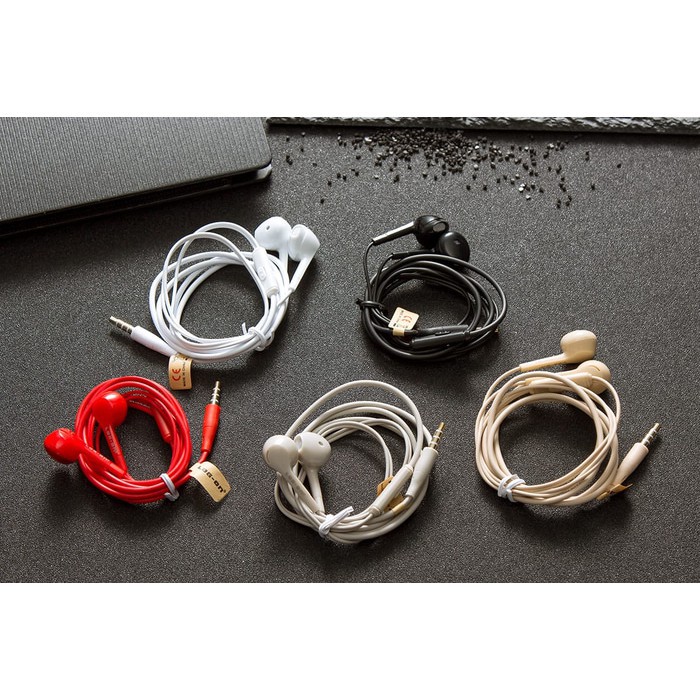 HEADSET EARPHONE HANDSFREE PREMIUM HF530 DAN SOFTCANDY X HF550 -HD SOUND EARPHONE LOG ON-MURAHKOK