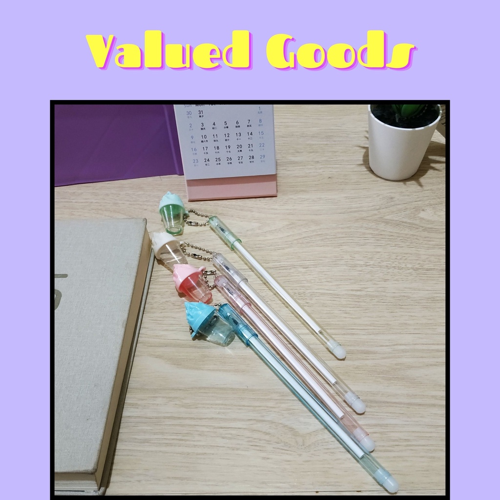 

PULPEN PEN TULIS GANTUNGAN ES KRIM WARNA WARNI LUCU UNIK CUTE GEMAS HADIAH MURAH AWET