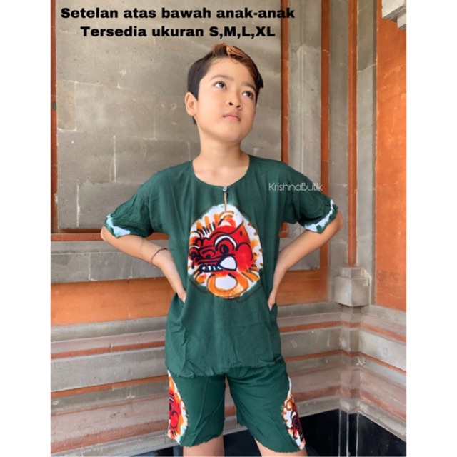 Setelan baju barong anak/ Baju Barong Anak