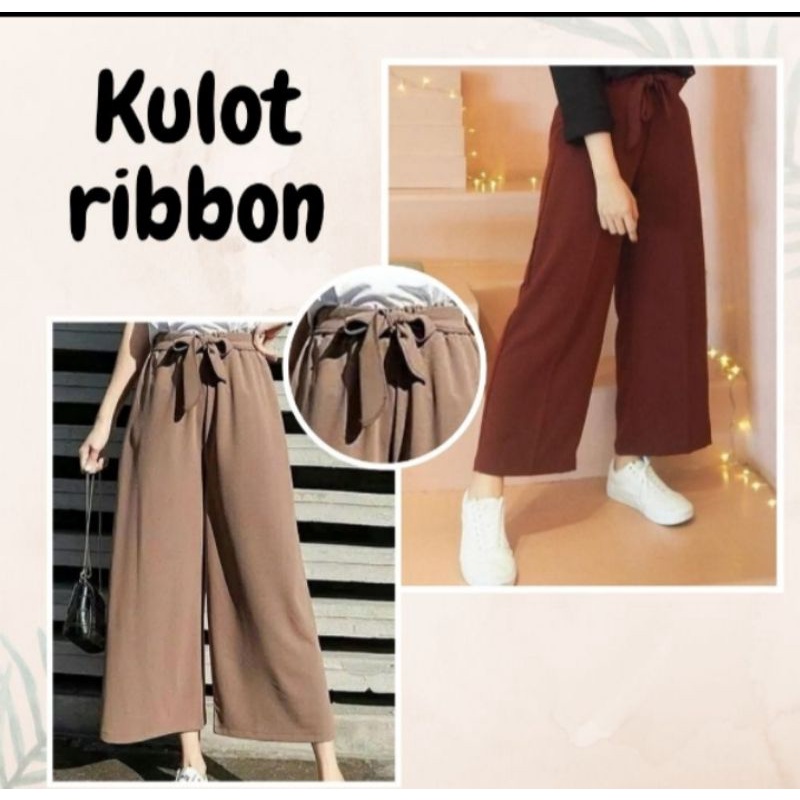 KULOT RIBBON PANTS  KULOT WANITA