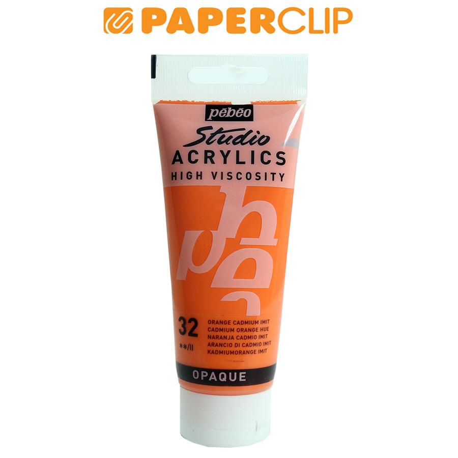 

CAT PEBEO ACRYLIC 100ML CADMIUM ORANGE HUE 831-032