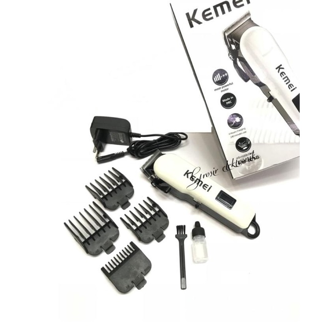 Mesin Cukur Kemei Km-809A/Km-809B Alat Cukur Rambut Rechargeable Rajastok100