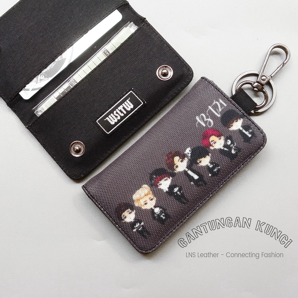 Dompet STNK Mobil BTS - Gantungan Kunci Motor KPOP Key Wallet Jimin