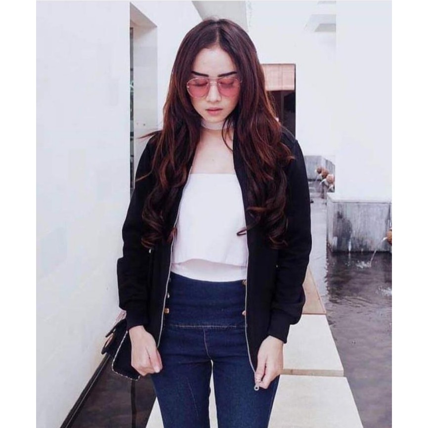JAKET BOMBER DESPO BAHAN PARASUT TEBAL / JAKET WANITA