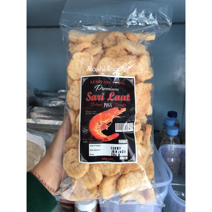 

Q0121Sa Kerupuk Bangka Udang Premium Sari Laut / Kemplang Asli Bangka D5qs44