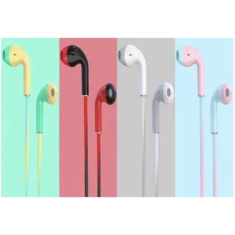 HEADSET MACARON REALME HANDSFREE SUPERBASS EARPHONE EXTRABASS