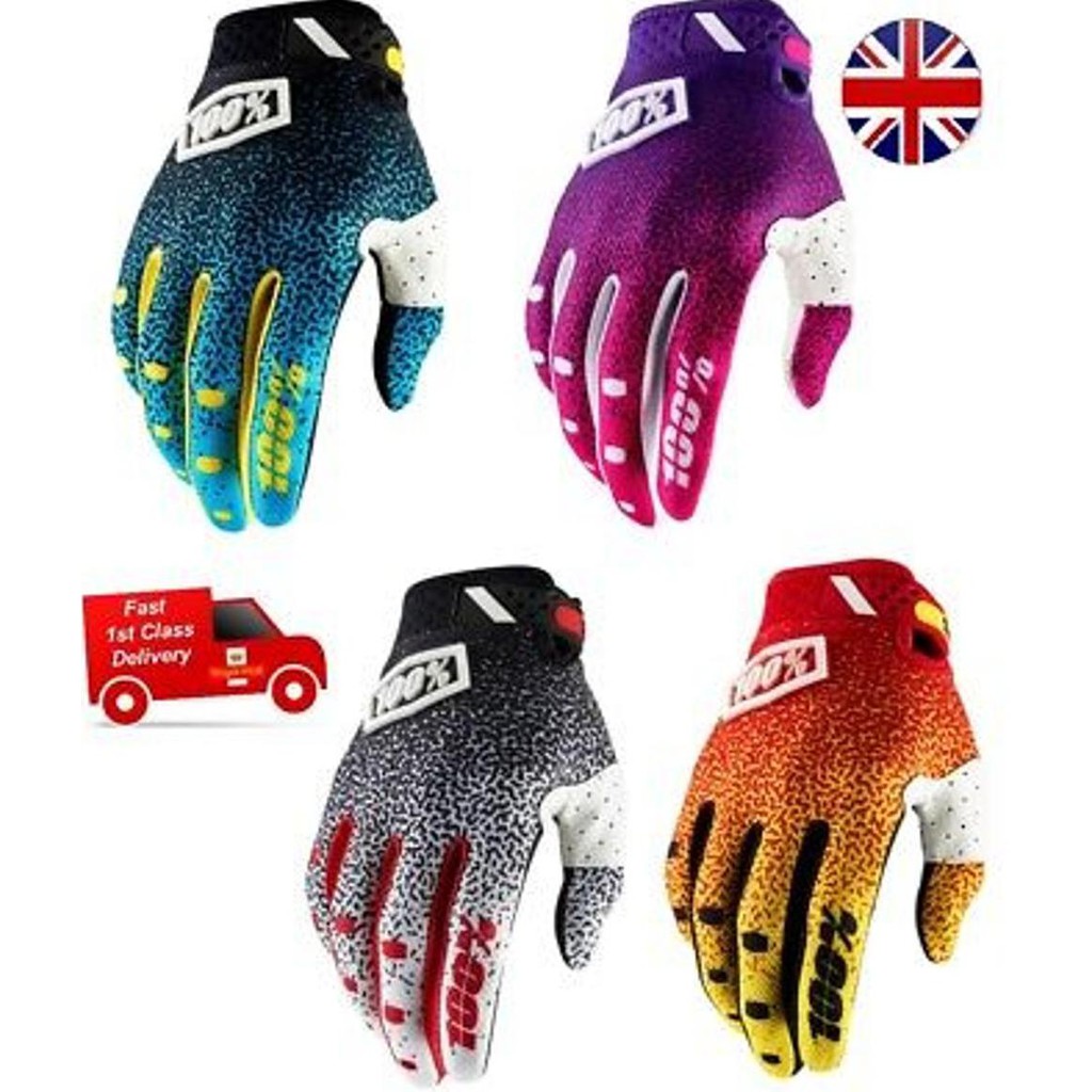 Sarung tangan cross sepeda downhill 100 persen & sarung tangan 100 percent ride fit enduro