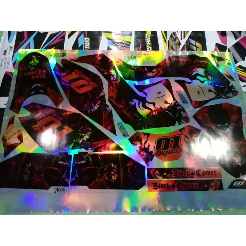 DECAL STIKER D-TRACKER /KLX FULL HOLOGRAM COSTUM